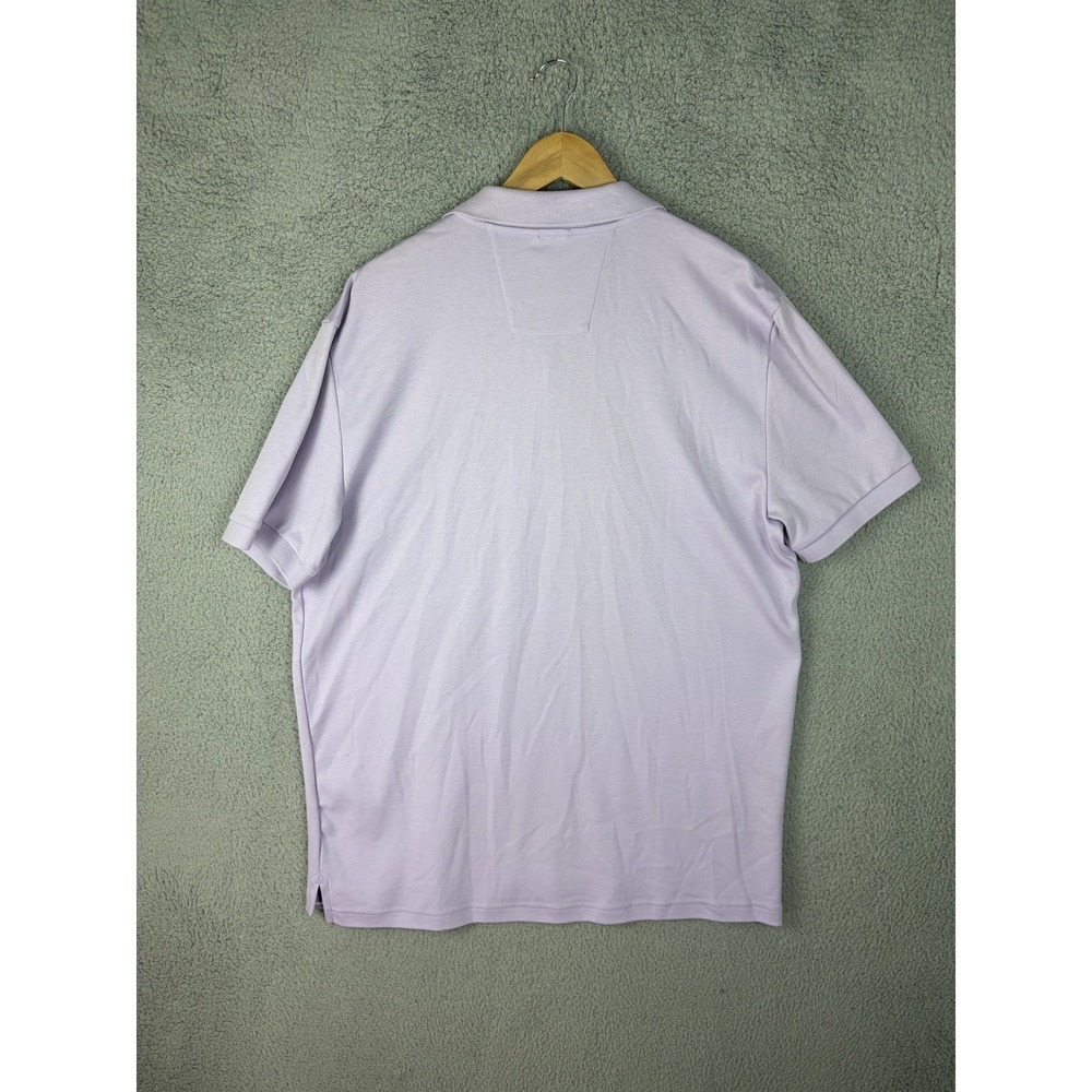 Nautica Polo Shirt Mens Large Purple Classic Fit 100% Cotton Casual Mens New - Picture 6 of 7